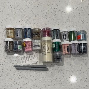 Embossing Ink Powders Set